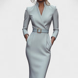Vestido Inés™ Fluido con Cintura Ajustable