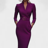 Vestido Inés™ Fluido con Cintura Ajustable