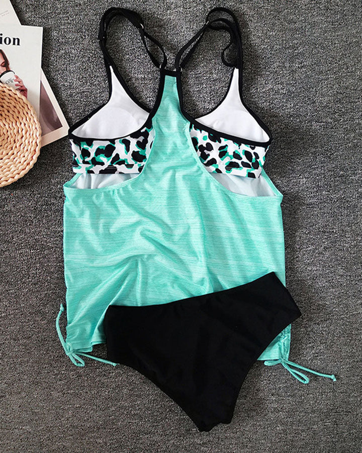 Tankini de tirantes para mujer