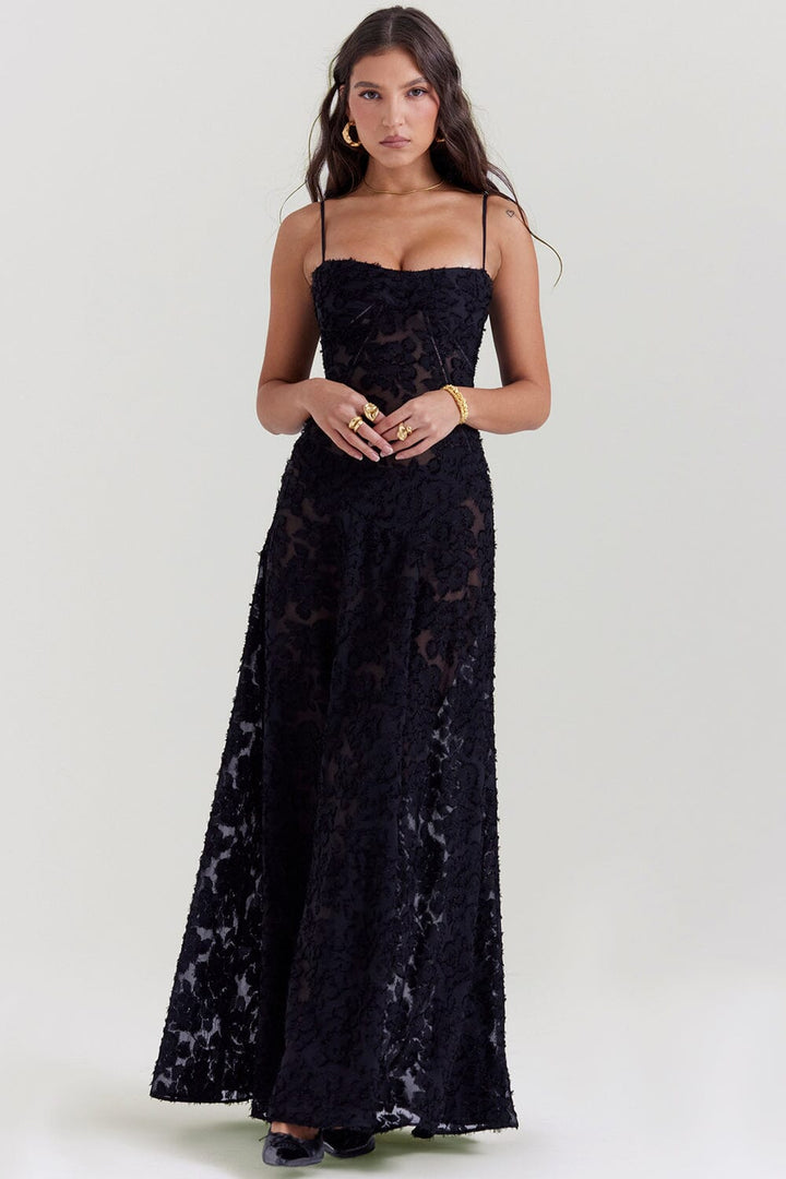 Serena - Chic Long Dress for Weddings and Special Occasions