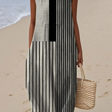 Elise - Vestido de Verano con Diseño Monocromático