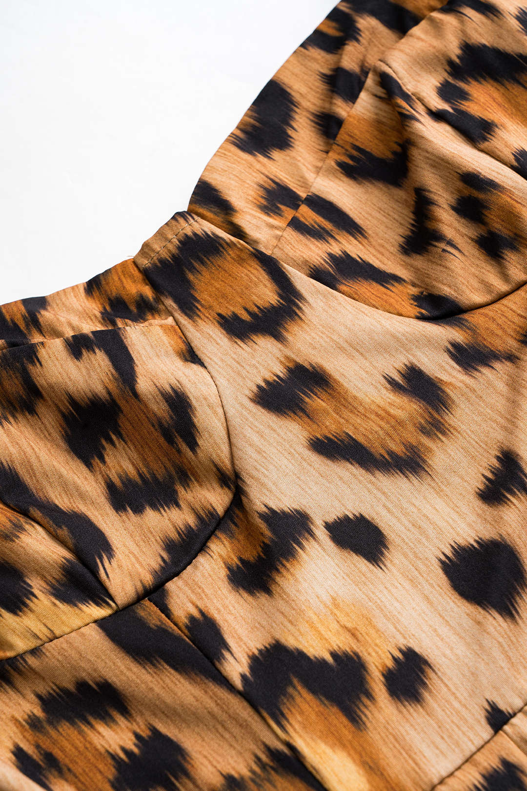 BIANCA™ - Striking Leopard Print Midi Dress