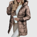 Lina - Chaqueta elegante con capucha y forro cálido