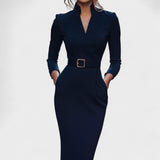 Vestido Inés™ Fluido con Cintura Ajustable