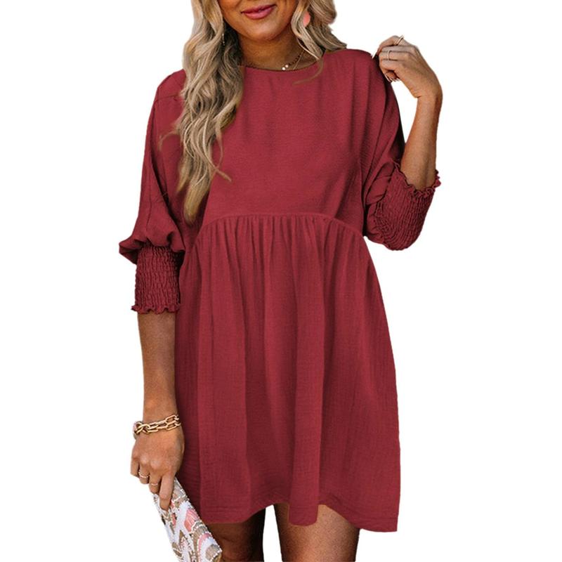 MIRASOL™ – Relaxed Fit Crew Neck Mini Dress