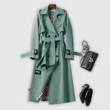 Danira - Abrigo trench elegante y modernizado con silueta atemporal