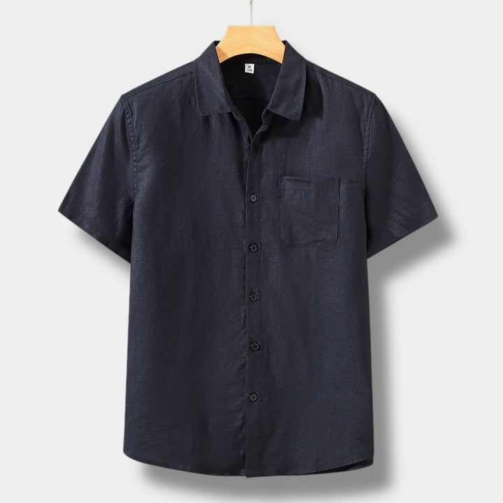 CAMISA OLD MONEY DE MANGA CORTA