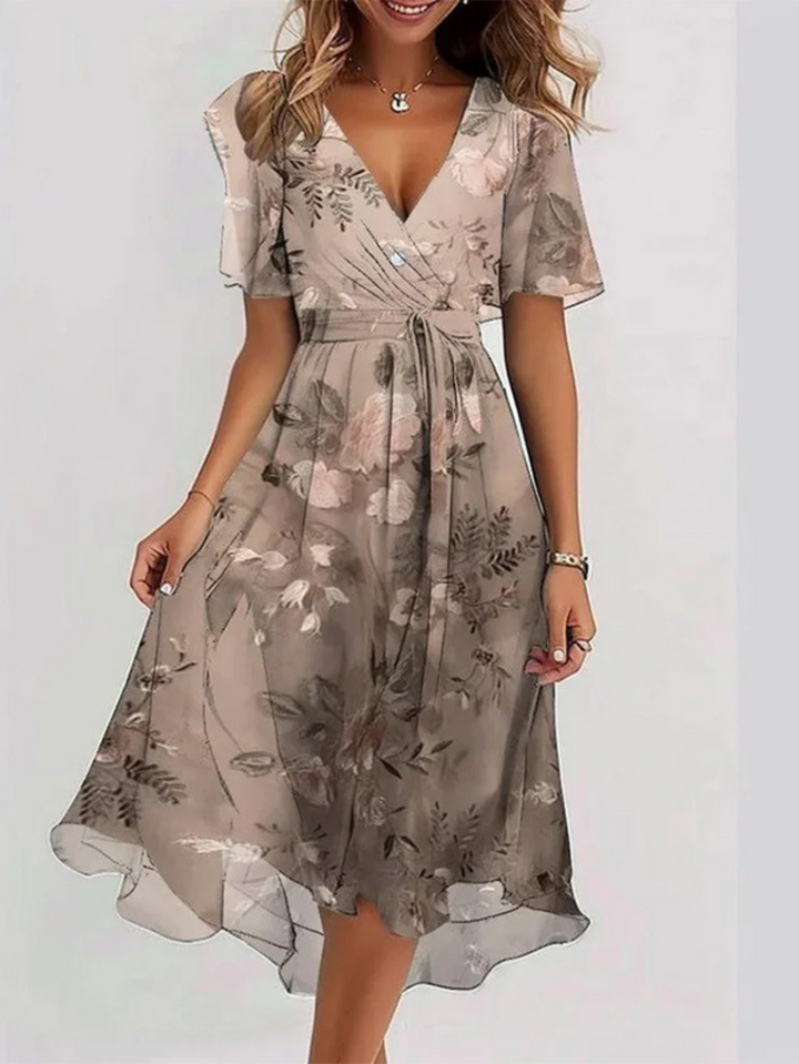 LAVINA™ – Colorful Bohemian Midi Dress