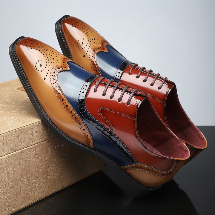 MONTCLAIR™ Zapato Brogue para Caballero – Sabor Elegante. Presencia Indiscutible.