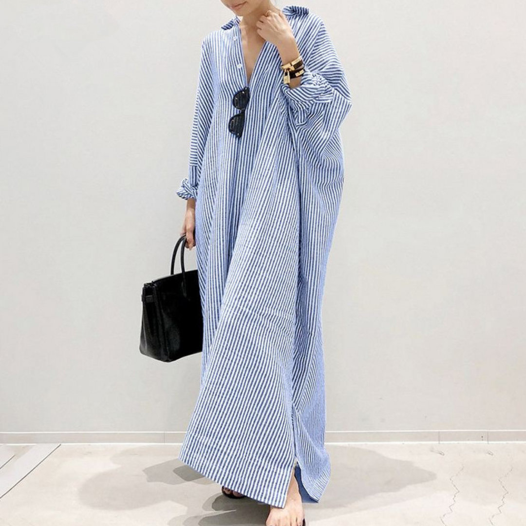 LINNAEA™ - Casual Striped Maxi Dress