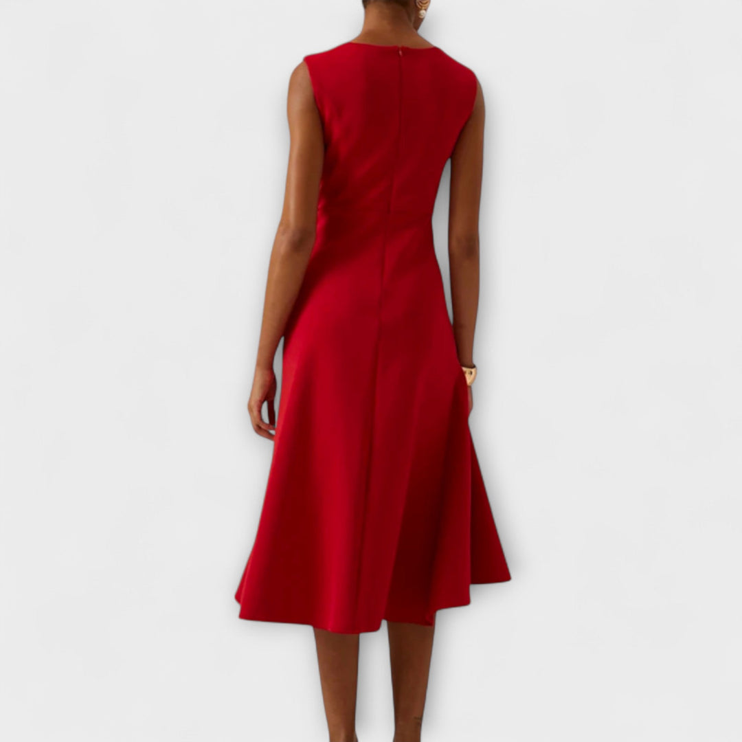 MARISSA™ – Chic Sleeveless Wrap Dress