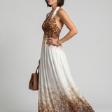 Beatriz | Vestido Midi Plisado Blanco