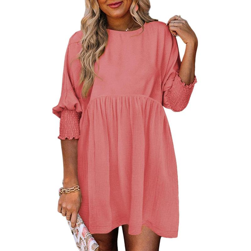 MIRASOL™ – Relaxed Fit Crew Neck Mini Dress