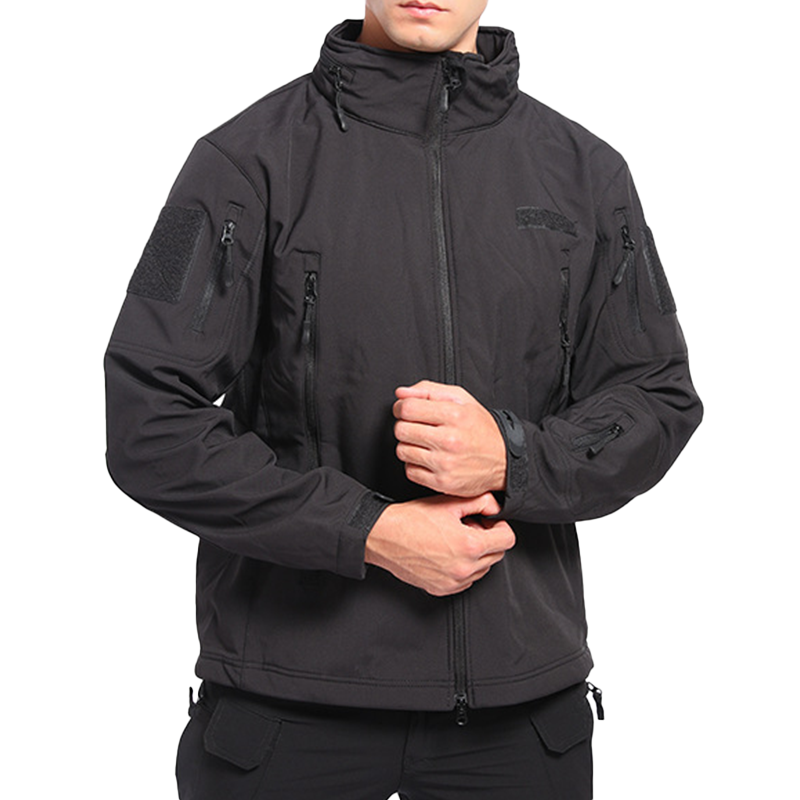 Men's Tactical Fleece Jacket for Outdoor Adventures - Model 25634311T