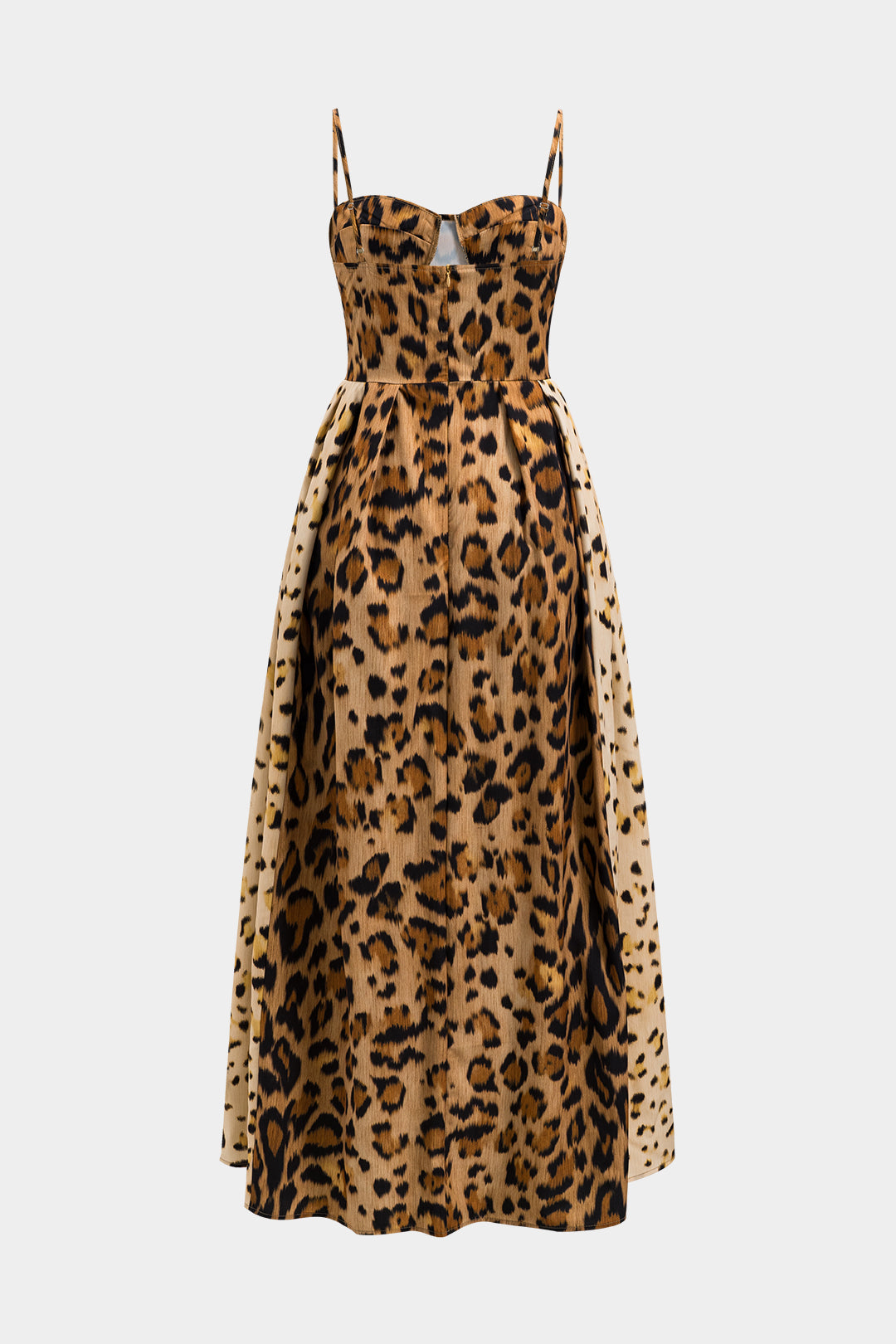 BIANCA™ - Striking Leopard Print Midi Dress