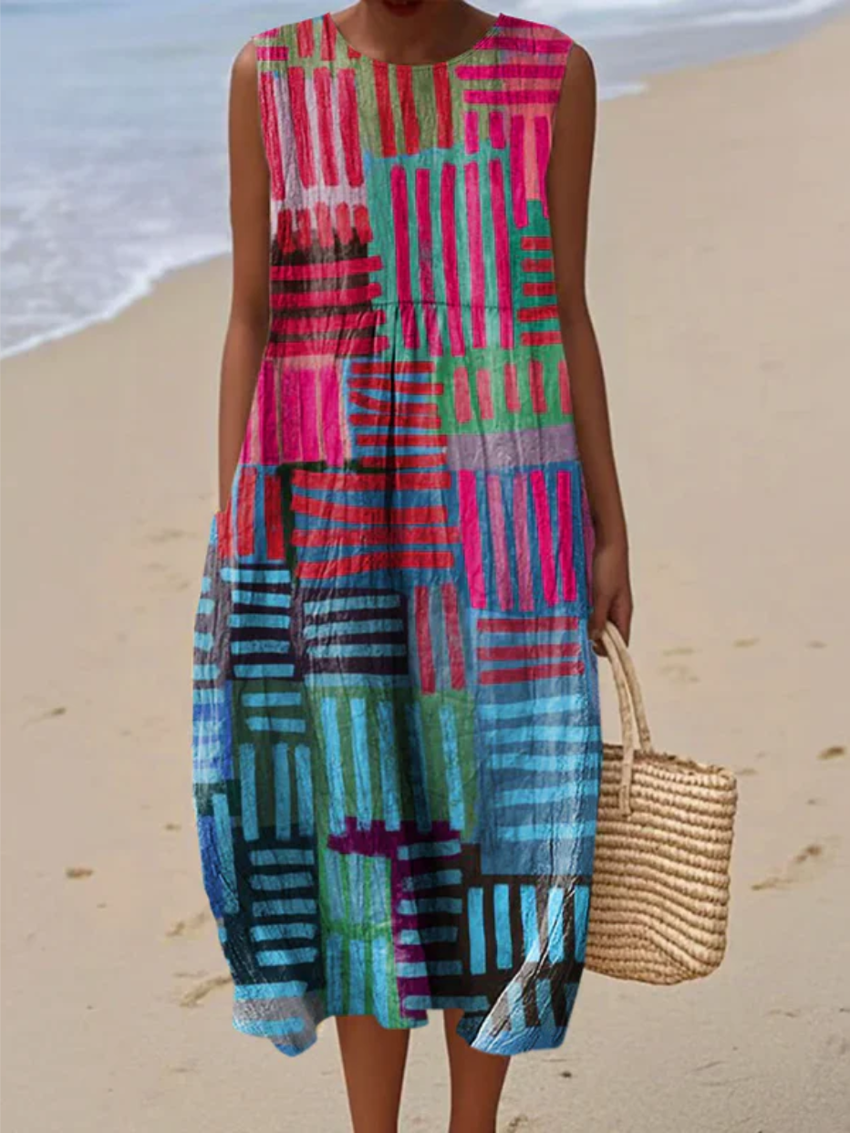 Zelie - Vestido de Verano con Estilo Rítmico