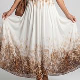 Beatriz | Vestido Midi Plisado Blanco