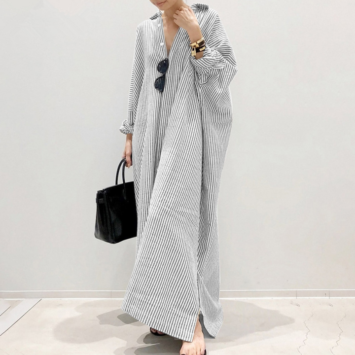 LINNAEA™ - Casual Striped Maxi Dress