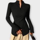 Lidia – Blusa de Punto Elegante y Entallada
