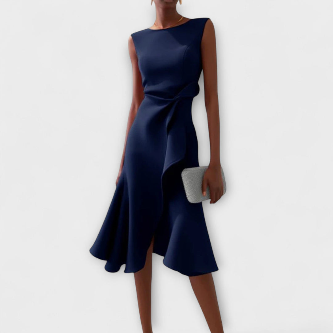 MARISSA™ – Chic Sleeveless Wrap Dress