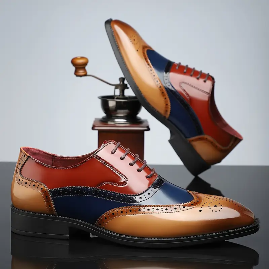 MONTCLAIR™ Zapato Brogue para Caballero – Sabor Elegante. Presencia Indiscutible.