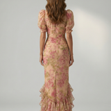 Cayetana | Vestido Maxi de Cuello Alto Suave