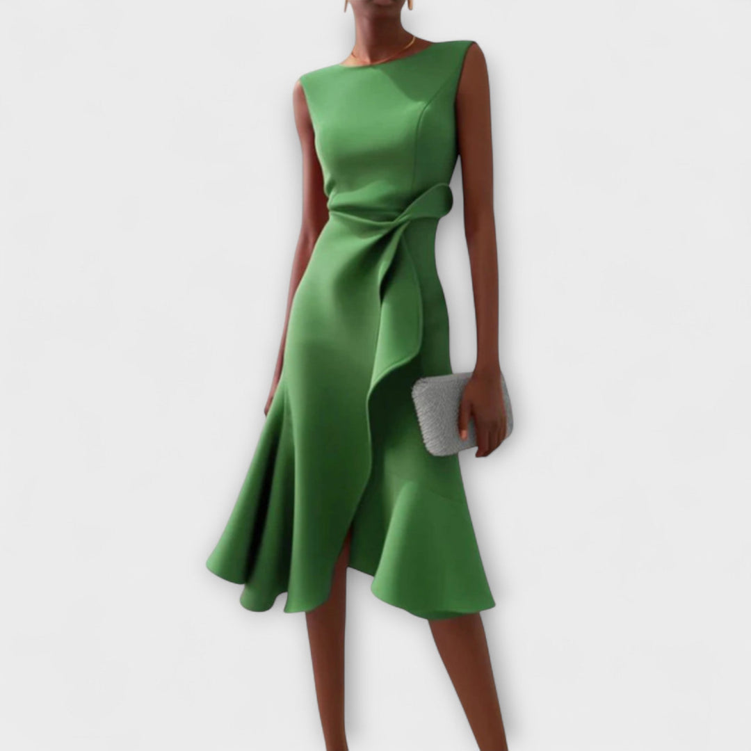 MARISSA™ – Chic Sleeveless Wrap Dress