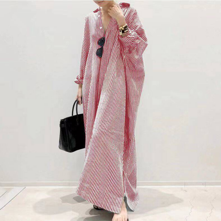 LINNAEA™ - Casual Striped Maxi Dress