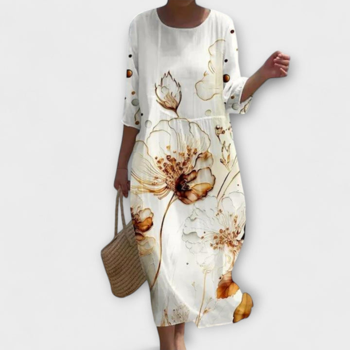SHAE™ - Graceful Floral Maxi Gown