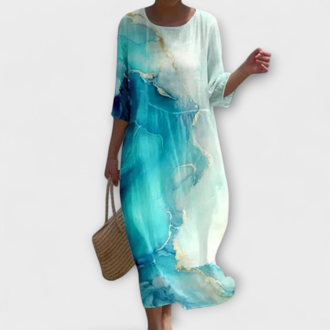 SHAE™ - Graceful Floral Maxi Gown
