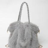 CHARLOTTE™ - Bolso de hombro multifuncional de terciopelo afelpado