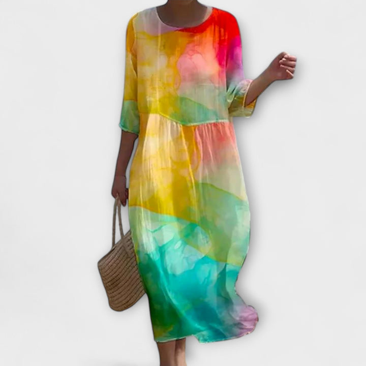 SHAE™ - Graceful Floral Maxi Gown