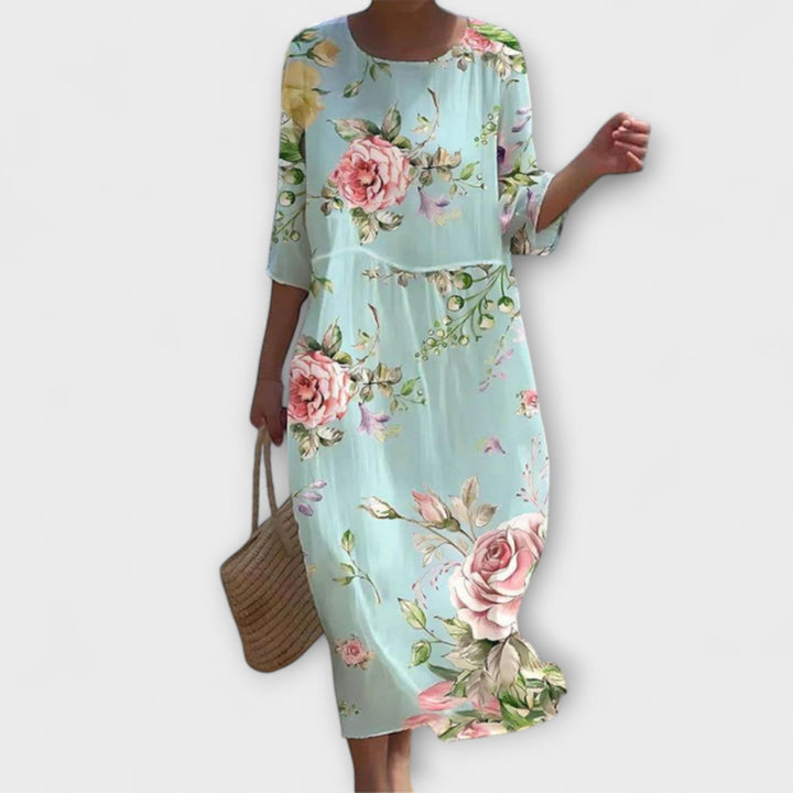 SHAE™ - Graceful Floral Maxi Gown