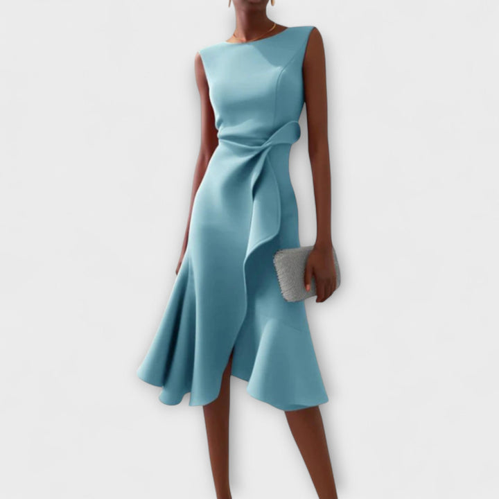 MARISSA™ – Chic Sleeveless Wrap Dress