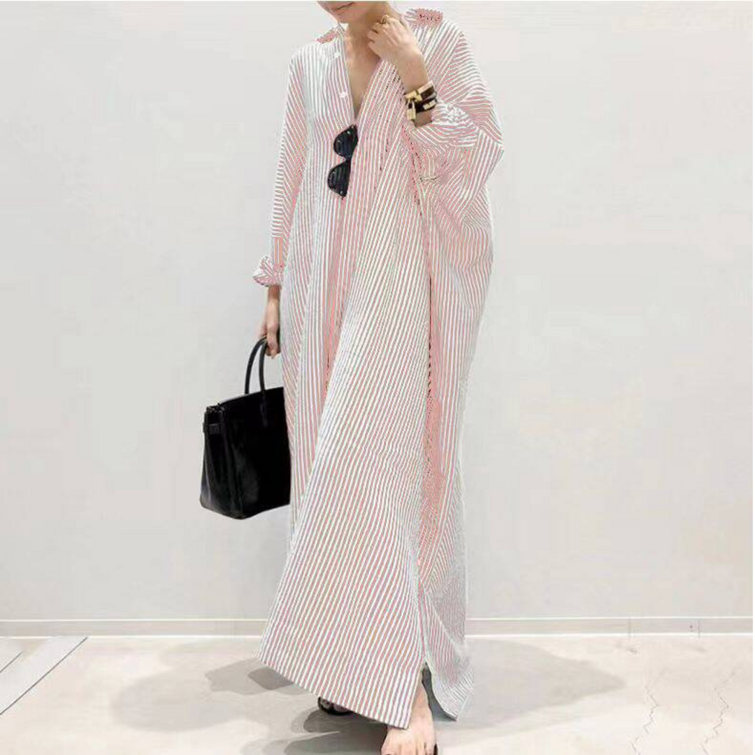 LINNAEA™ - Casual Striped Maxi Dress