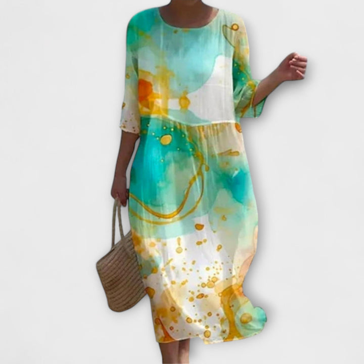SHAE™ - Graceful Floral Maxi Gown
