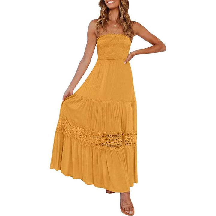 ARIETTA™ – Effortless Sleeveless Tube Maxi Dress for Summer Comfort