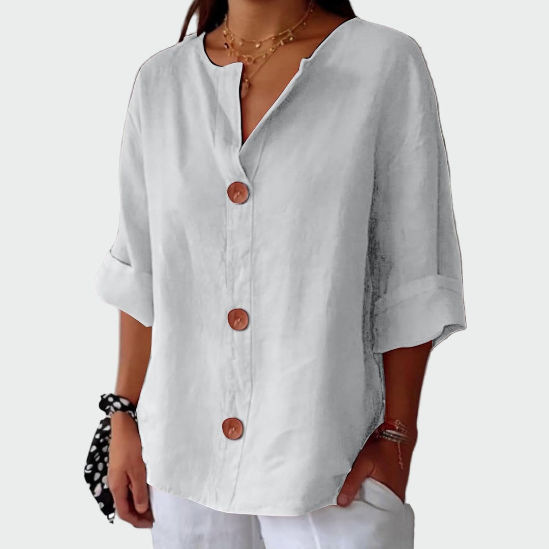 Blusa Casual con Textura