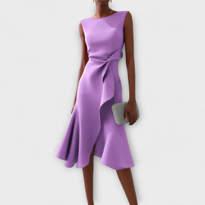 MARISSA™ – Chic Sleeveless Wrap Dress