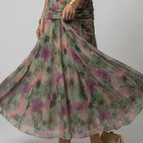 Marisol | Vestido Midi Off Shoulder con Fluidez