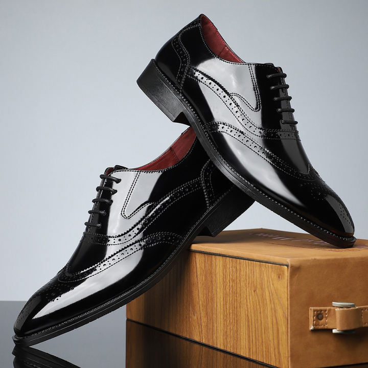 MONTCLAIR™ Zapato Brogue para Caballero – Sabor Refinado. Presencia Indiscutible.