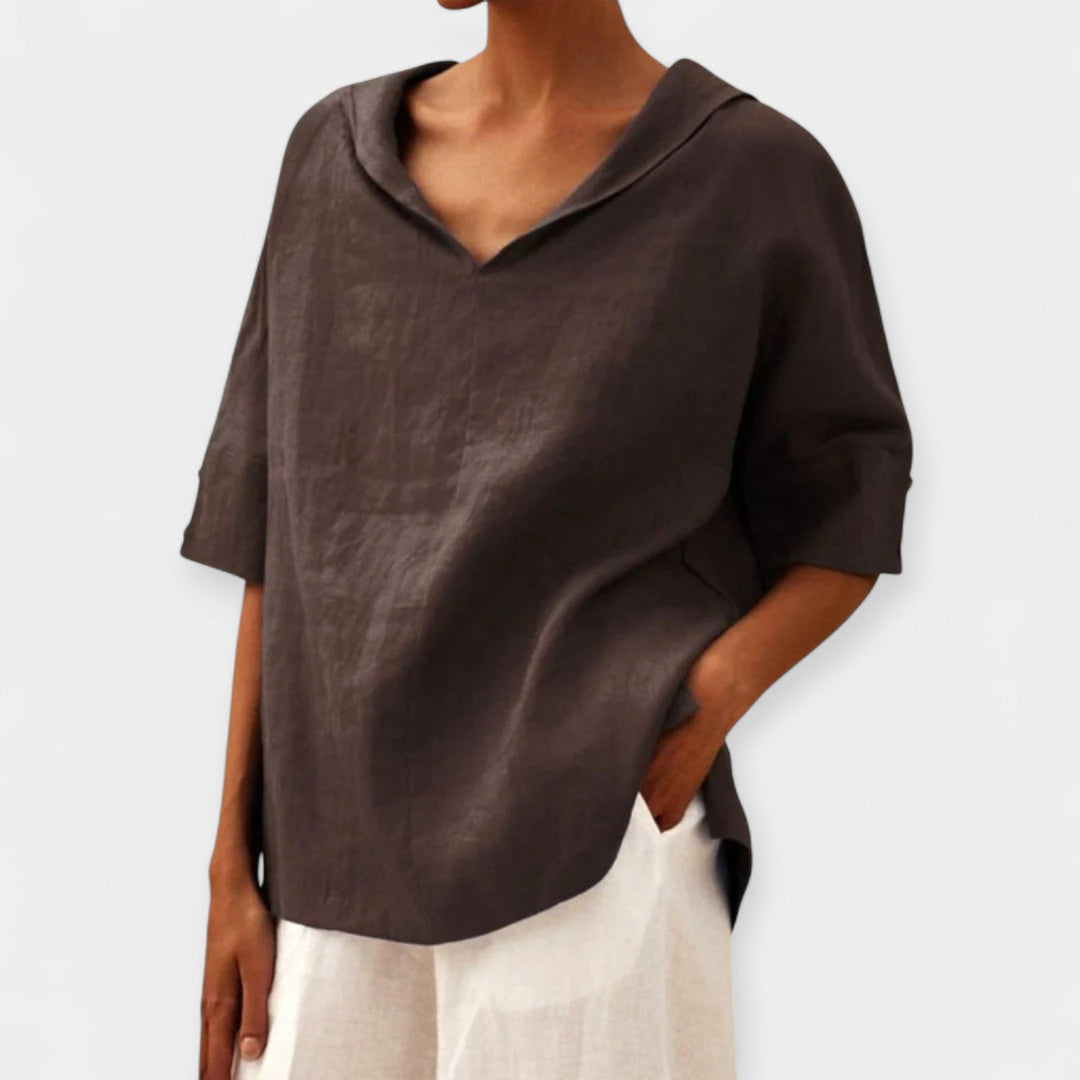 Blusa de corte amplio