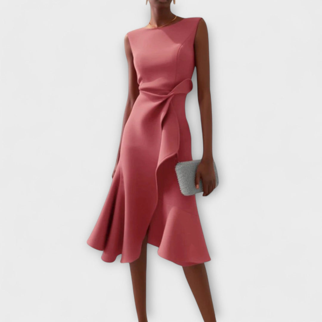 MARISSA™ – Chic Sleeveless Wrap Dress