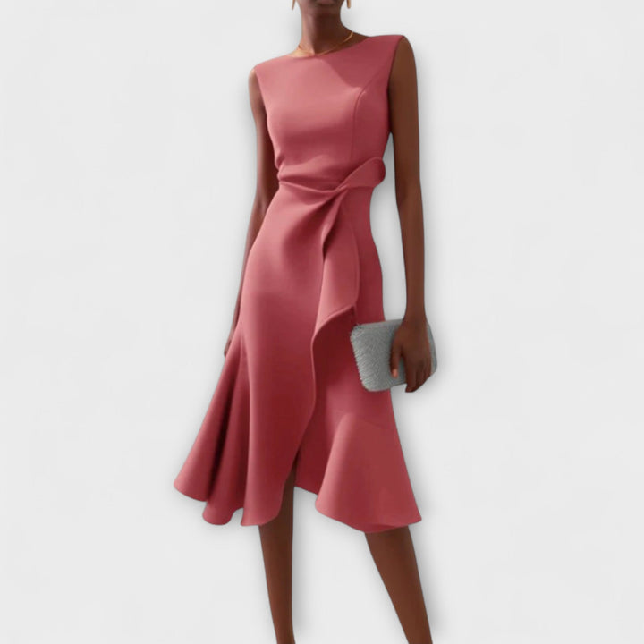 MARISSA™ – Chic Sleeveless Wrap Dress