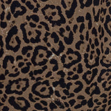 Falda midi con estampado de leopardo