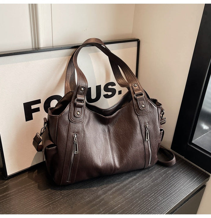 NOEMIE™ - Tote de piel atemporal