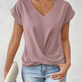 MARTA™ | Top con escote en V y detalle cruzado que favorece