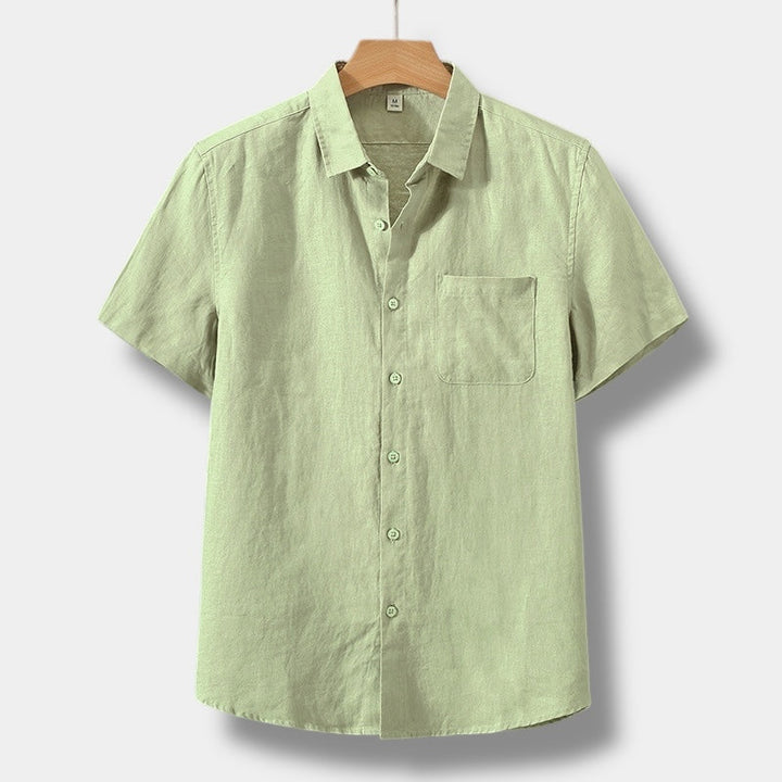 CAMISA OLD MONEY DE MANGA CORTA