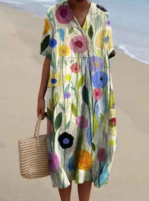 Fenna™ | Vestido Estampado Brisa de Verano