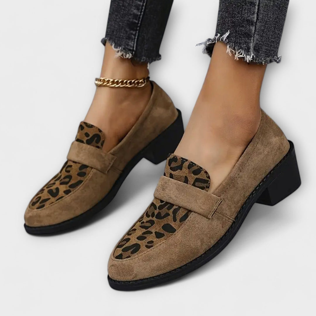 Camila - Elegantes zapatos de leopardo
